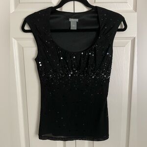 Ann Taylor Sequin Top